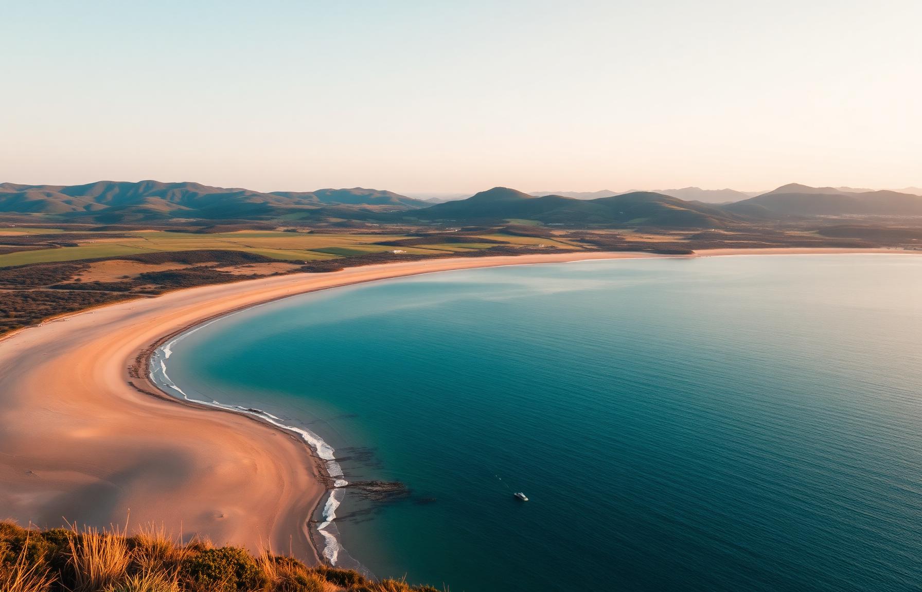 Hokianga Harbour at golden hour